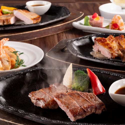 【晚餐時段】限時優惠：5月7日至6月30日 ★ 120分鐘無限量牛排套餐 ★ 每人5,300日元