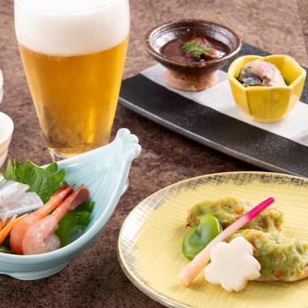 【晚餐時間】★當日供應★ 輕鬆實惠的晚間飲品套餐【日式料理】非官方套餐 每人1800日元