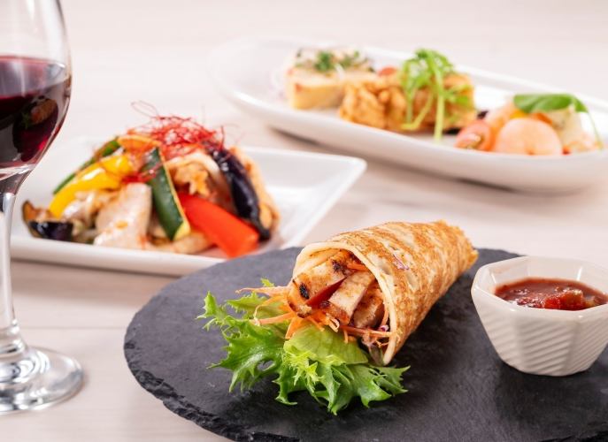【晚餐时间】★当日供应★ 轻松实惠的小份晚餐【西餐】套餐 每人1800日元