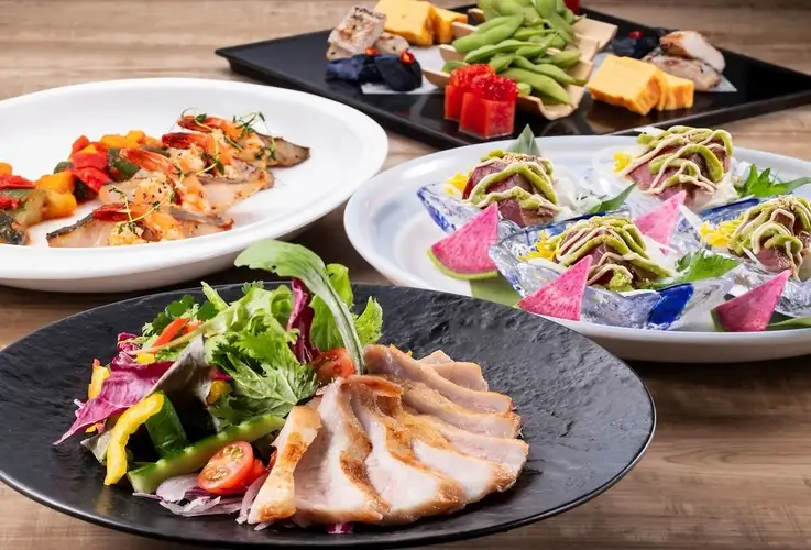 【ディナータイム】★夏の宴会プラン★2時間飲み放題付 料理7品コース♪お一人様6,000円