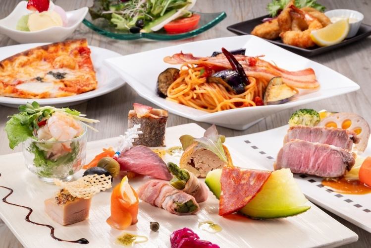【晚餐時間】★夏日女生之夜計畫★ 生啤酒暢飲！多種無酒精飲品可選♪ 7道菜☆含無限暢飲