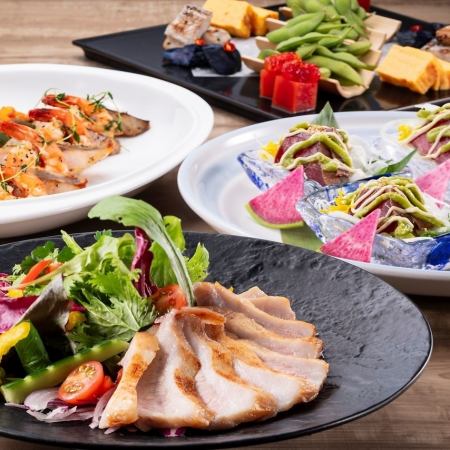 【ランチタイム】★夏の宴会プラン★2時間飲み放題付 料理7品コース♪お一人様6,000円