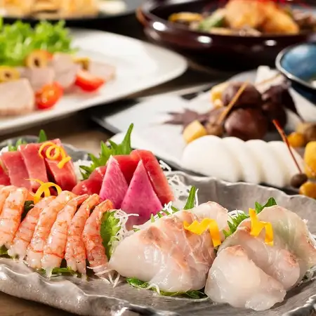 【ディナータイム】★秋の宴会プラン★2時間飲み放題付 料理7品コース♪お一人様6,000円