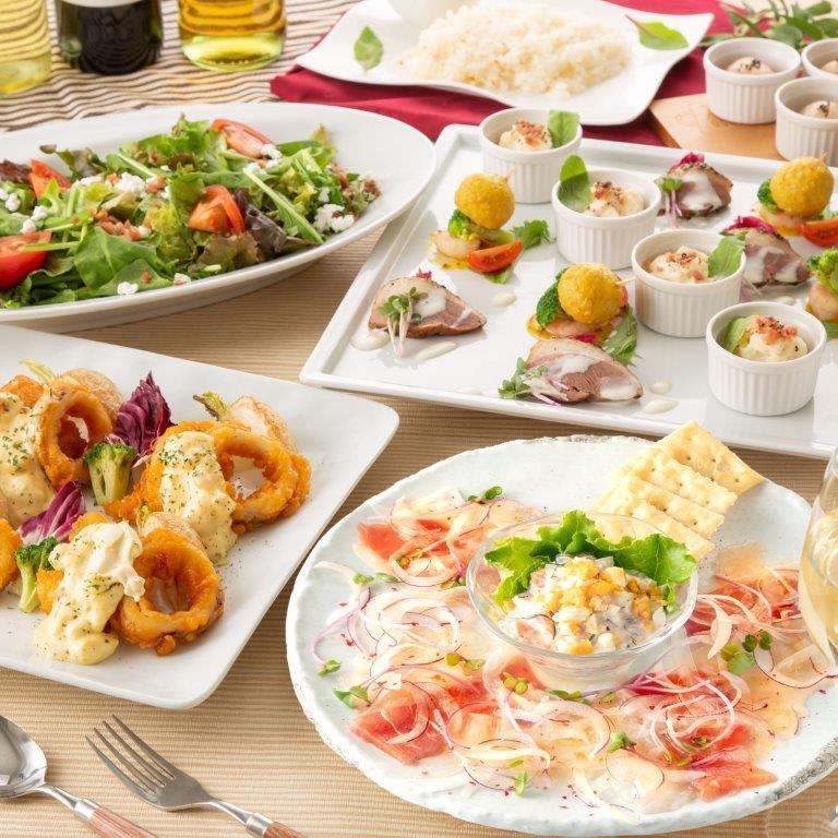 自慢の肉盛り料理や2H飲み放題付きのコースもご用意あります☆