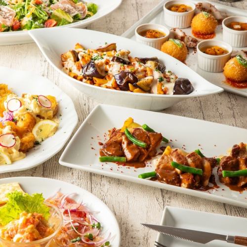 <8/26~>《個室確約》【旬の味覚コース】全7品 2時間飲み放題付 5280円⇒4800円(税込)