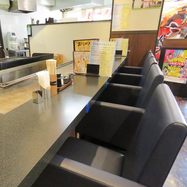 The counter is recommended for 1 person or 2 people ★ Special seat where you can see the cooking in front of you! It is an easy-to-use seat for those who want to stop by and eat quickly ♪ Recommended for dates ◎