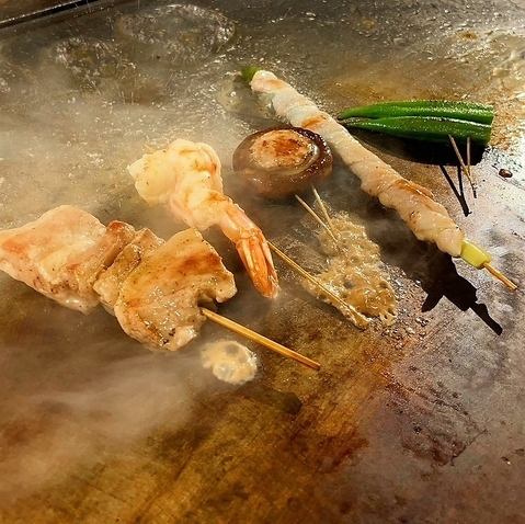 リーズナブルな創作鉄板焼