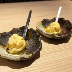 アイスとスイートポテト