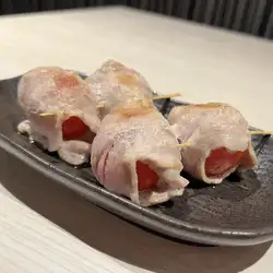 野菜の豚巻（トマト）