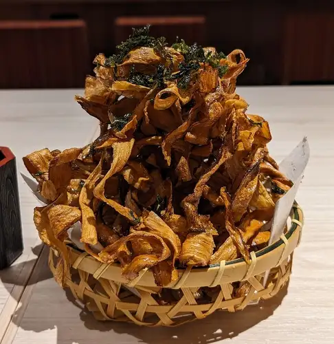 令人上癮的油炸牛蒡根