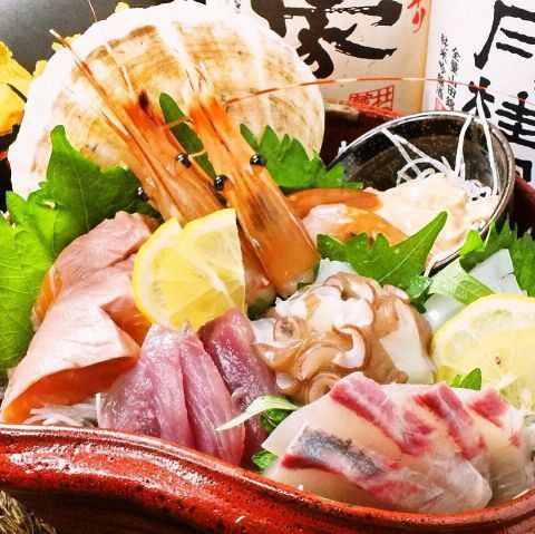 [Fresh fish] Directly sent daily from markets such as Kobe, Akashi, and Ieshima! A little sashimi