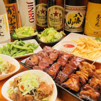 お手軽コース◆2時間飲み放題付◆　<全7品>4,000円（税込）