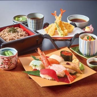 寿司天ざるそば和膳