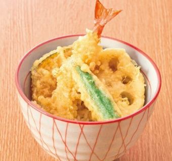 天ぷらミニ丼セット/しらすといくらミニ丼セット/寿司セット 各