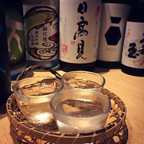 大将おすすめの日本酒と職人技光る料理をお楽しみください！