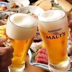 【歓送迎会】生ビール含む　120分単品飲み放題　2,000円