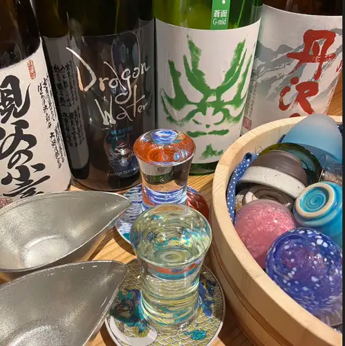 種類豊富なお酒は魚の味をぐっと引き立てます