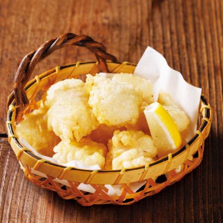 ショウチョウの天ぷら　カレー塩