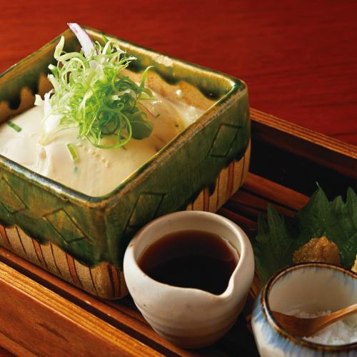 homemade green onion tofu