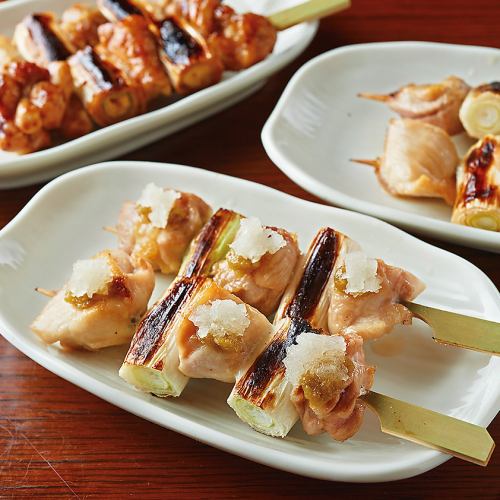 Charcoal grilled yakitori green onion (1 each)
