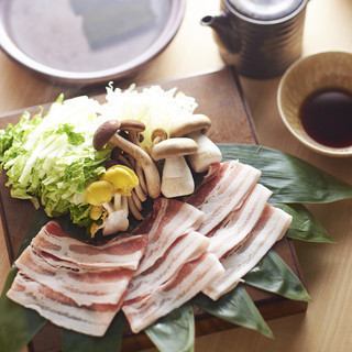 豚しゃぶコース　◆豚しゃぶ/先付け/お刺身盛り合わせなど《5名様以上のご予約はお電話で》