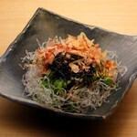 京野菜の湯葉サラダ