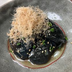 ナスの揚げびたし