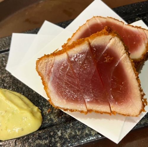 稀有金枪鱼炸肉排