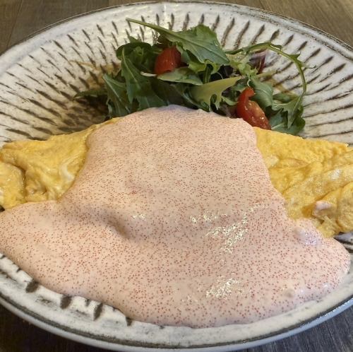 明太子チーズオムレツ