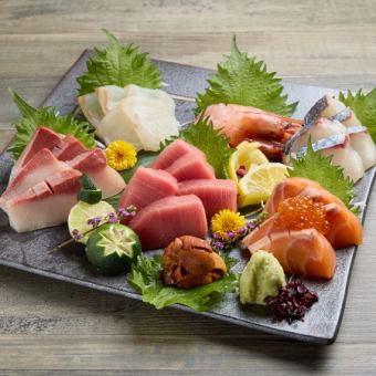 鮮魚お造り贅沢盛り(一人前)