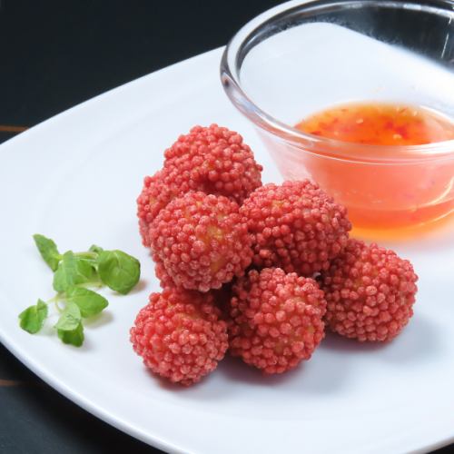 荔枝虾辣椒饺子