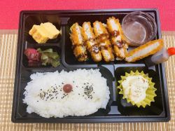 Loin cutlet Japanese-style grated lunch box