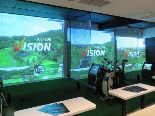 Full-scale golf experience in the new world