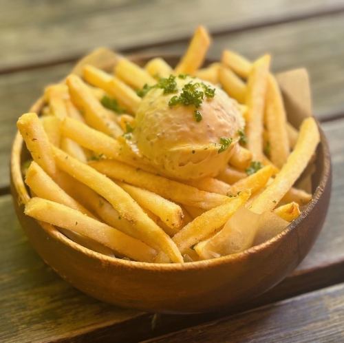 フライドポテト アンチョビバター