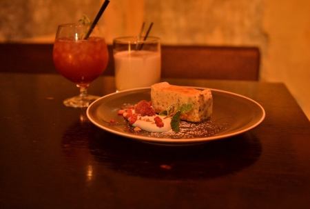 アールグレイとオレンジピールのチーズケーキ