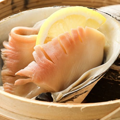 ◆独自の食感と噛む程に旨味が溢れる◆蒸しホッキ1260円（税込）～