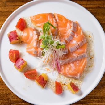 サーモンカルパッチョ
