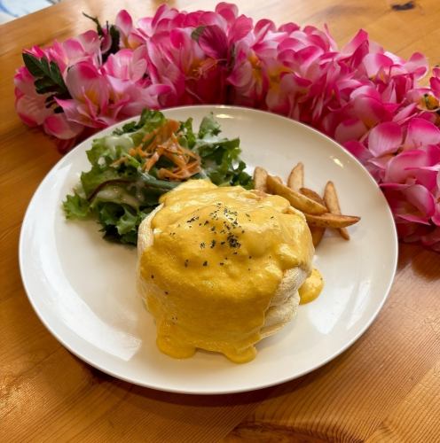エッグベネディクトパンケーキ