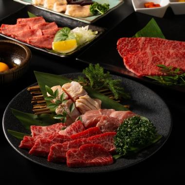 スギモト焼肉90分飲み放題付きコース　全12品1人前7300円(税込)