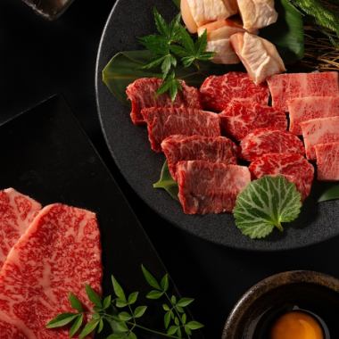 ★ホットペッパー限定★飲み放題♪黒毛和牛◆松阪牛が堪能できる全13品 個室で会食や記念日に♪