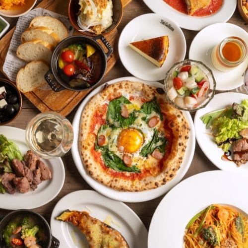 [Ozone's Casual Italian Restaurant] Great value for money! 2-hour all-you-can-eat and drink "standard course" with 57 dishes for 3,800 yen (tax included)