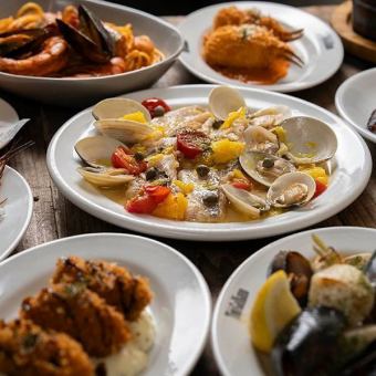 【12月限定！定番のベーシック＋魚バルコース】全84品120分食べ飲み放題♪4500円(税込)
