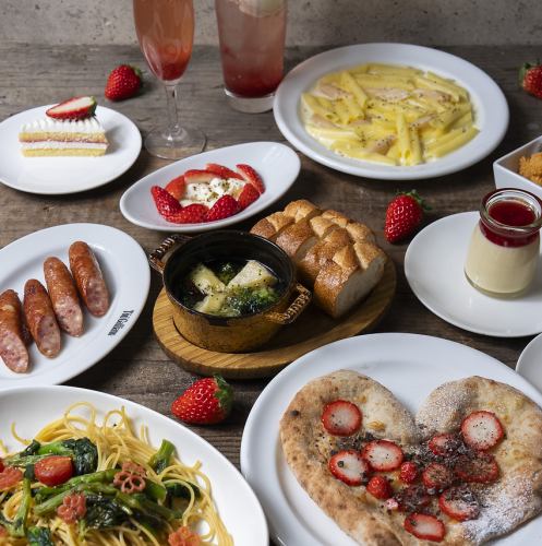 4月春のチーズ&苺フェア