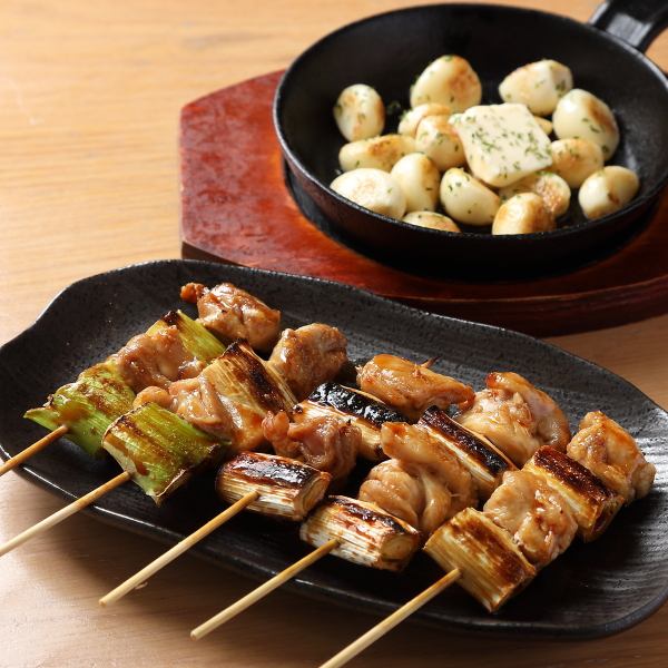ねぎま50円（税込）など単品メニューも豊富！サク飲みに最適！