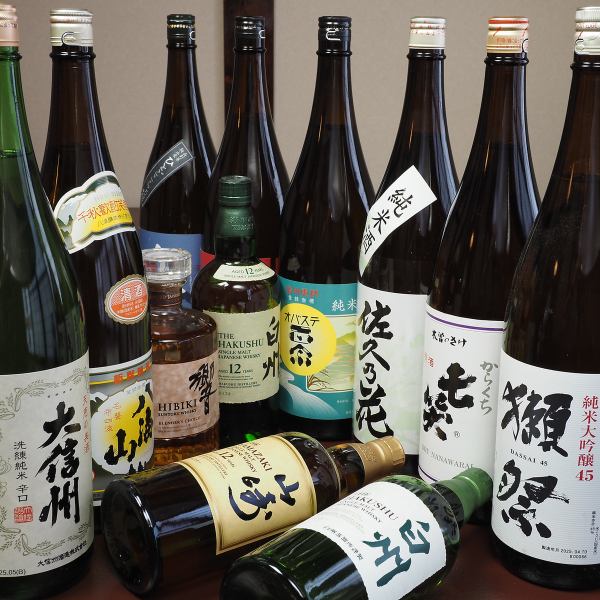 【お酒の種類が豊富】オーナーが酒屋さんのためこだわりのお酒が楽しめる！