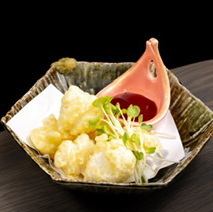 蓬鬆的吉米豆腐天婦羅