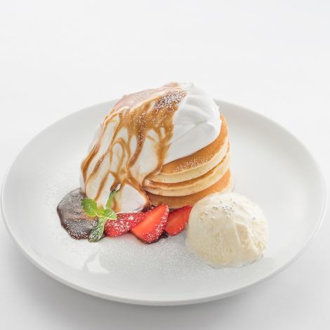 幸せ感じるパンケーキ♪