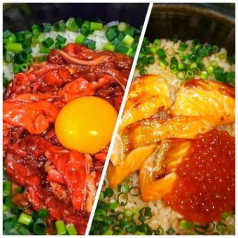 黒毛和牛の炭火焼き&松阪牛の土鍋ご飯コース！生ビール付き2.5時間飲み放題！