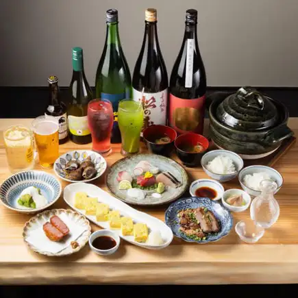 食堂を満喫コース!生ビール付き2時間飲み放題!