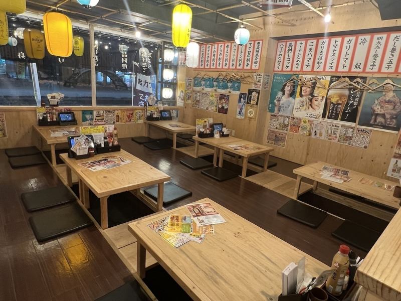 [Families are welcome♪] A reasonable menu with more than 200 kinds of dishes, including our proud kushikatsu.All seats are non-smoking.There are sunken kotatsu seats, so children are safe.